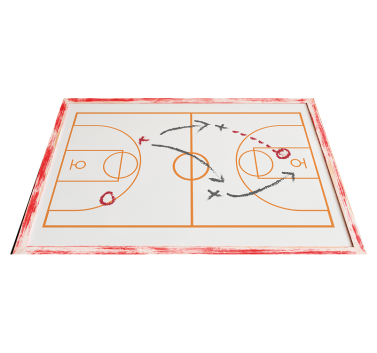 Tappeto vinile giochi allenatore sportivo - TenStickers