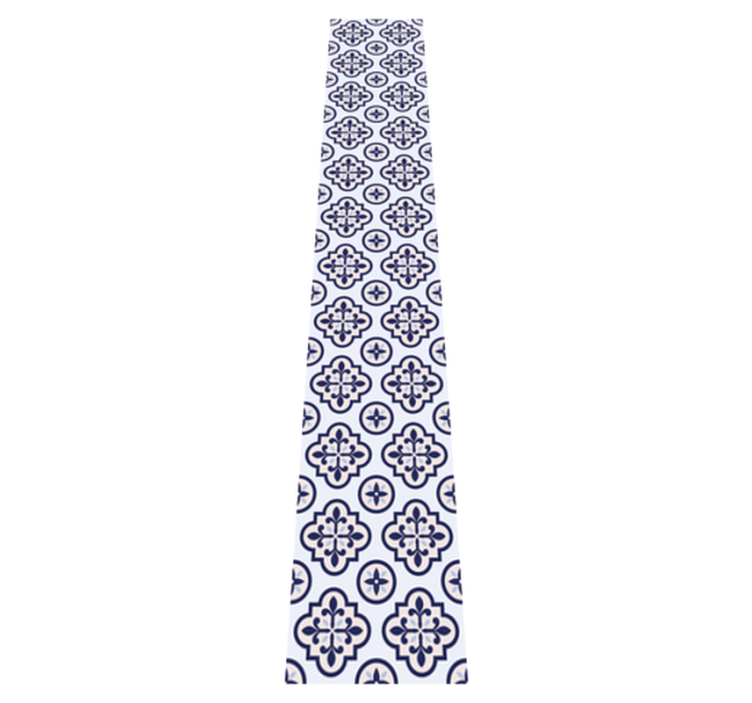 Tappeto pvc cucina piastrella portoghese blu - TenStickers