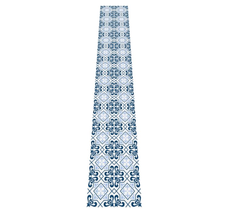 Tappeto pvc cucina piastrelle portoghesi blu tipiche - TenStickers