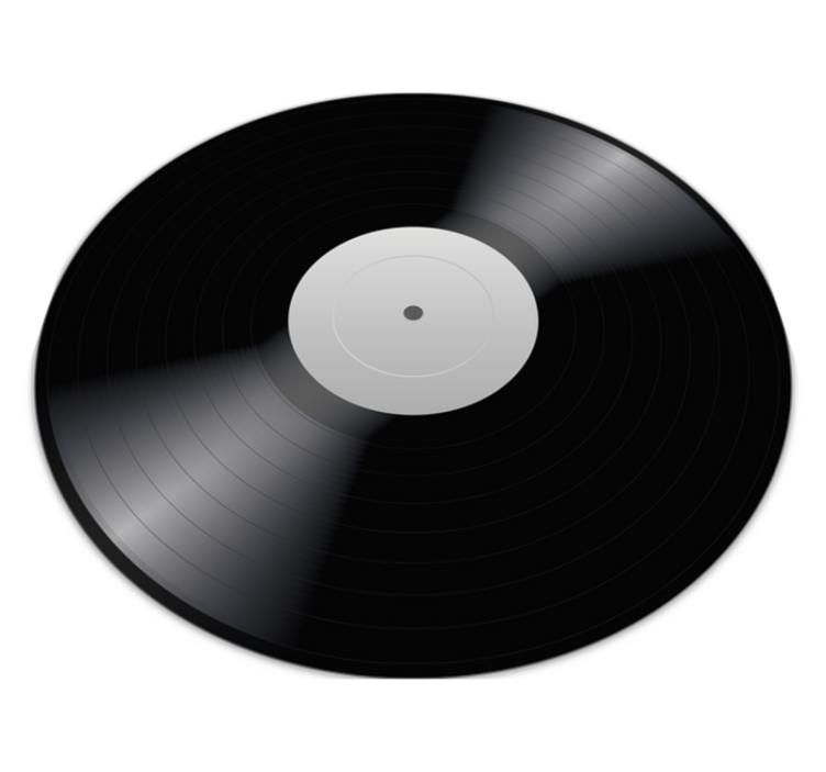 Tappeto vinile motivi progettazione di dischi in vinile - TenStickers