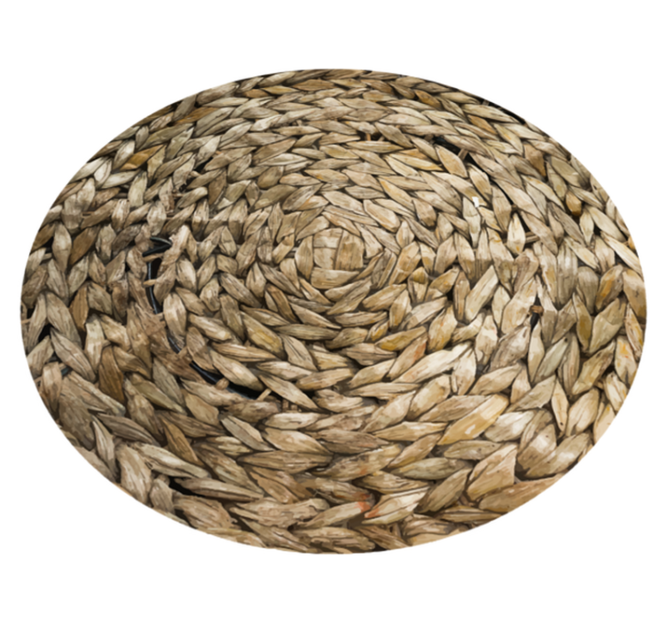 Tappeti in vinile vintage imitazione corda - TenStickers