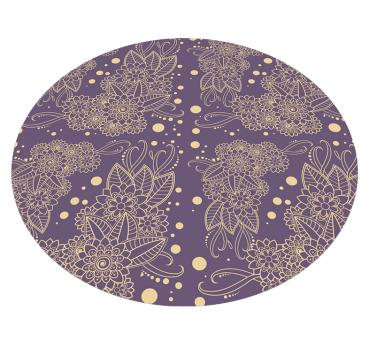 Tappeto vinile Mandala eleganza del motivo mandala - TenStickers