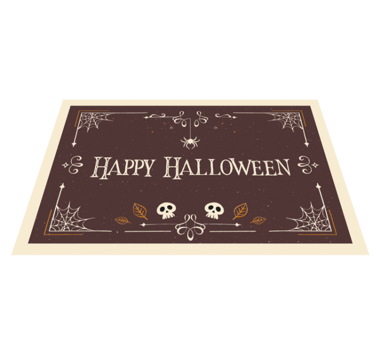 Tappeto vinile halloween tema festa di halloween - TenStickers