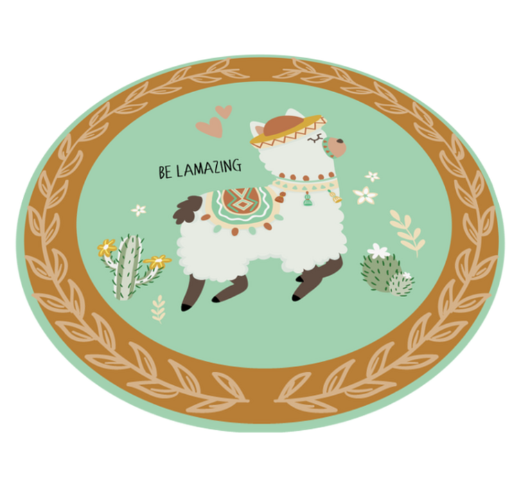 Tappeto vinile animali essere fantastico - TenStickers