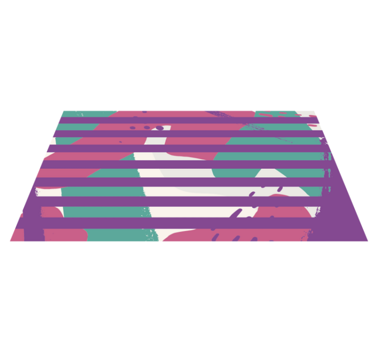 Tappeto vinile strisce motivo a strisce - TenStickers