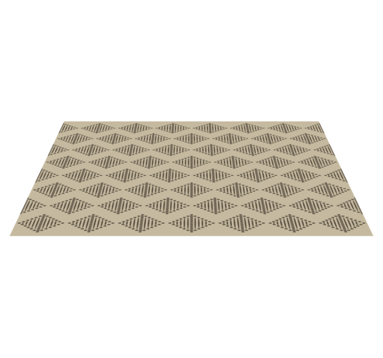 Tappeto vinile geometrico elemento di motivo geometrico - TenStickers