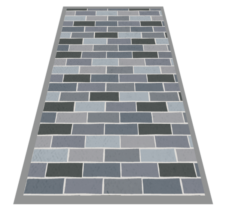 Tappeti vinile motivi modello in muratura - TenStickers