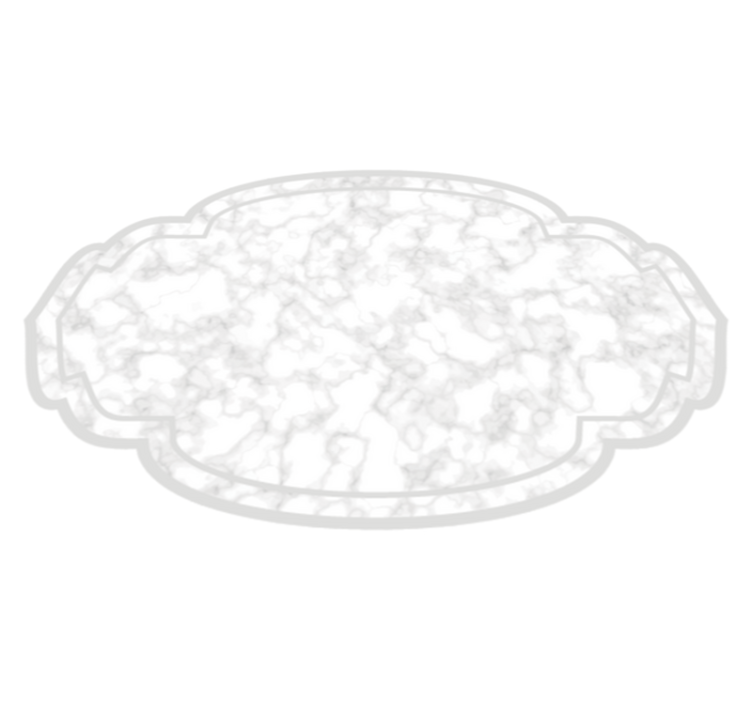 Tappeto vinile effetto marmo forma di nuvole di marmo - TenStickers