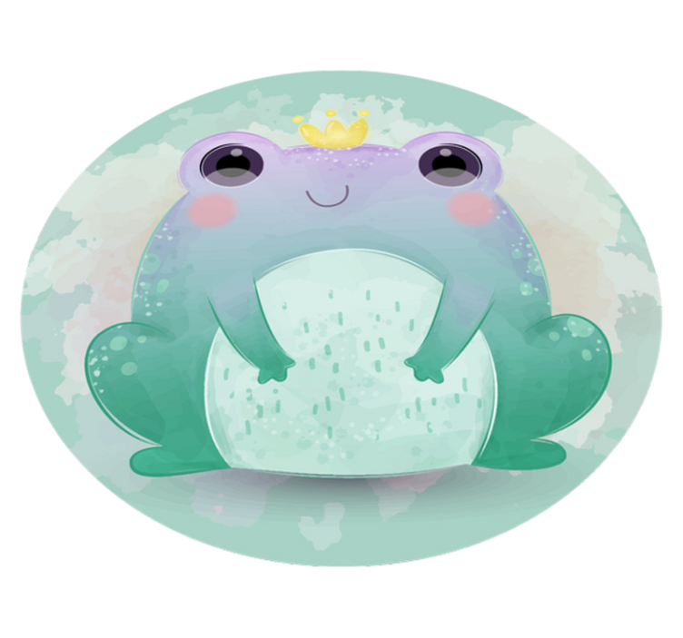 Tappeto vinile per bambini amici acquatici cartoon - TenStickers