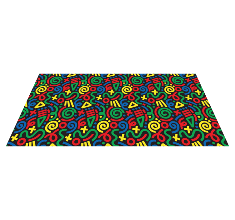 Tappeto vinile giochi modello di puzzle vibrante - TenStickers