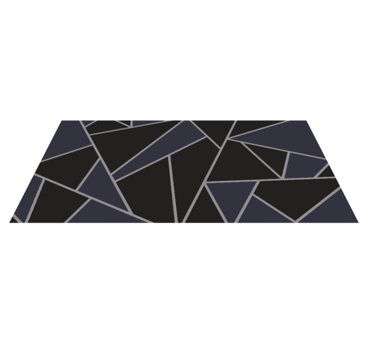 Tappeto vinile geometrico forme geometriche angolari - TenStickers