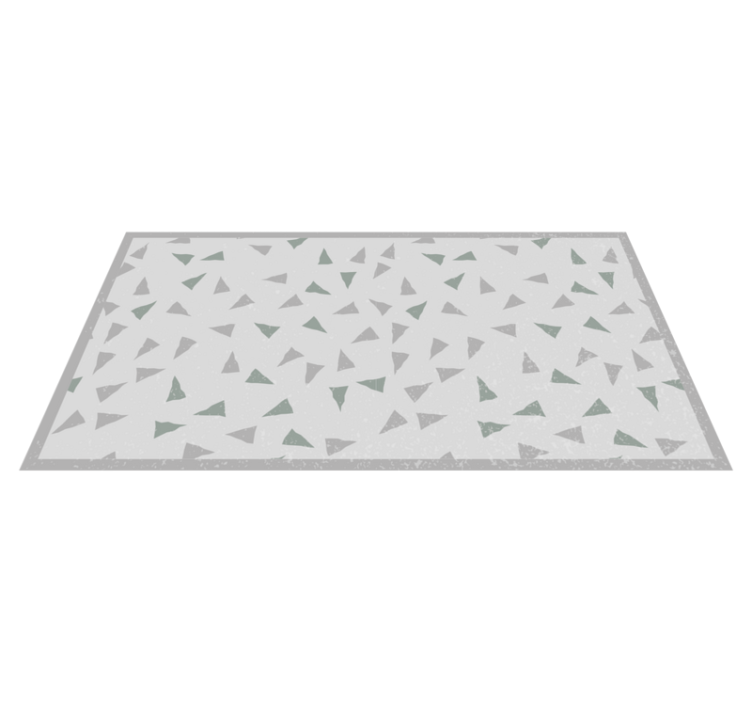 Tappeto vinile geometrico componenti triangolari - TenStickers