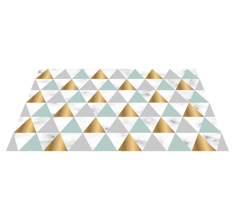 Tappeto vinile geometrico triade geometrica - TenStickers