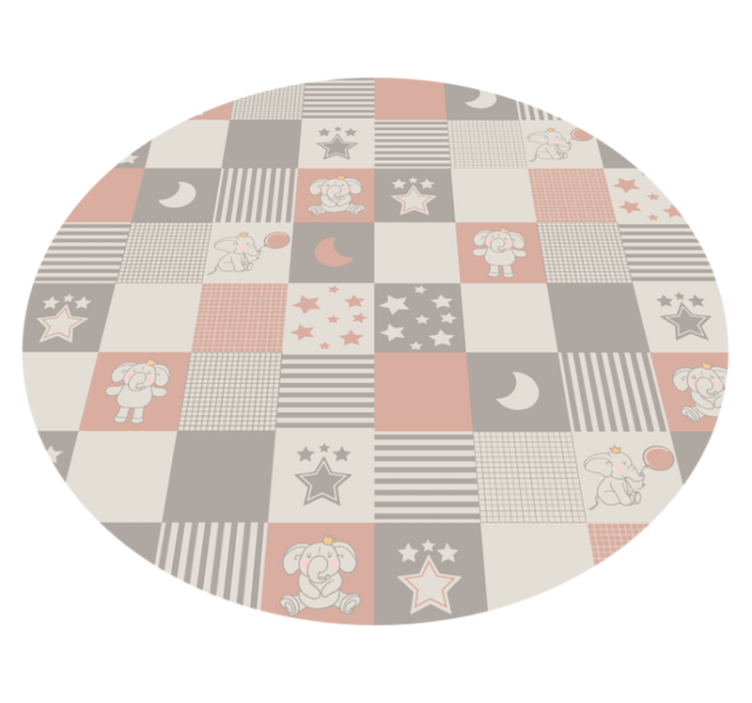 Tappeto vinile per bambini patchwork per bambini - TenStickers