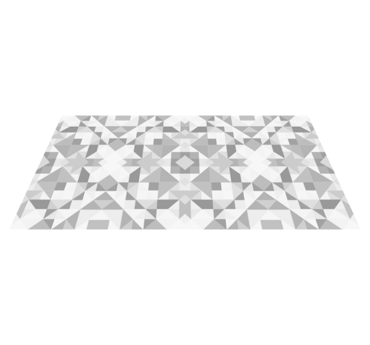 Tappeto vinile geometrico astratto geometrico - TenStickers