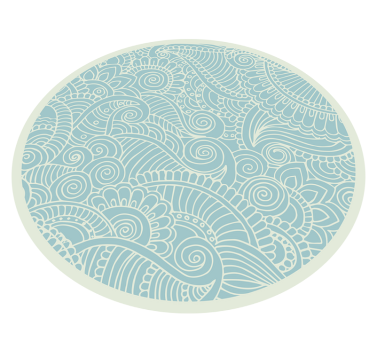 Tappeto vinile Mandala mandala vorticoso - TenStickers