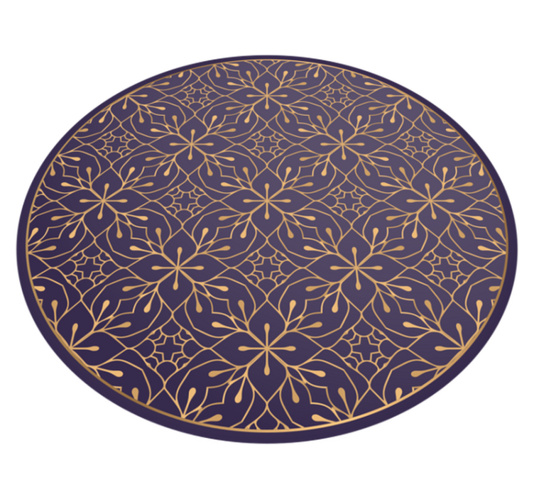 Tappeto vinile Mandala eleganza floreale mandala - TenStickers