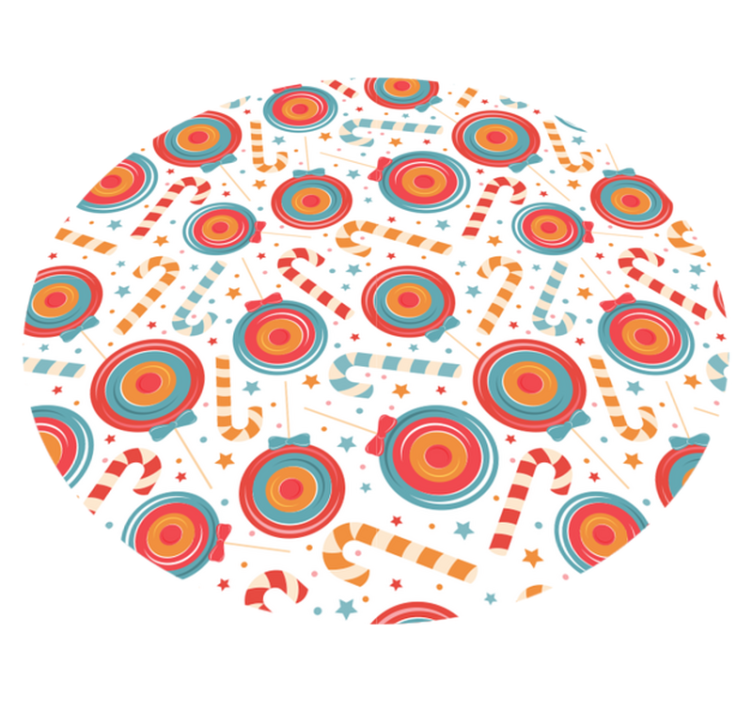 Tappeto vinile giochi immagini di candyland - TenStickers