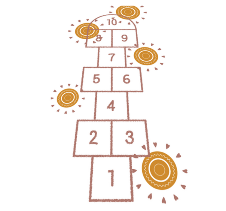 Tappeto vinile giochi parco giochi della campana - TenStickers