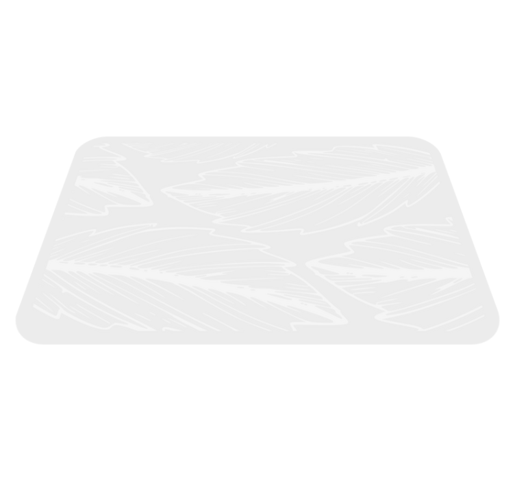 Tappeto vinile natura motivo a impronta di piuma - TenStickers