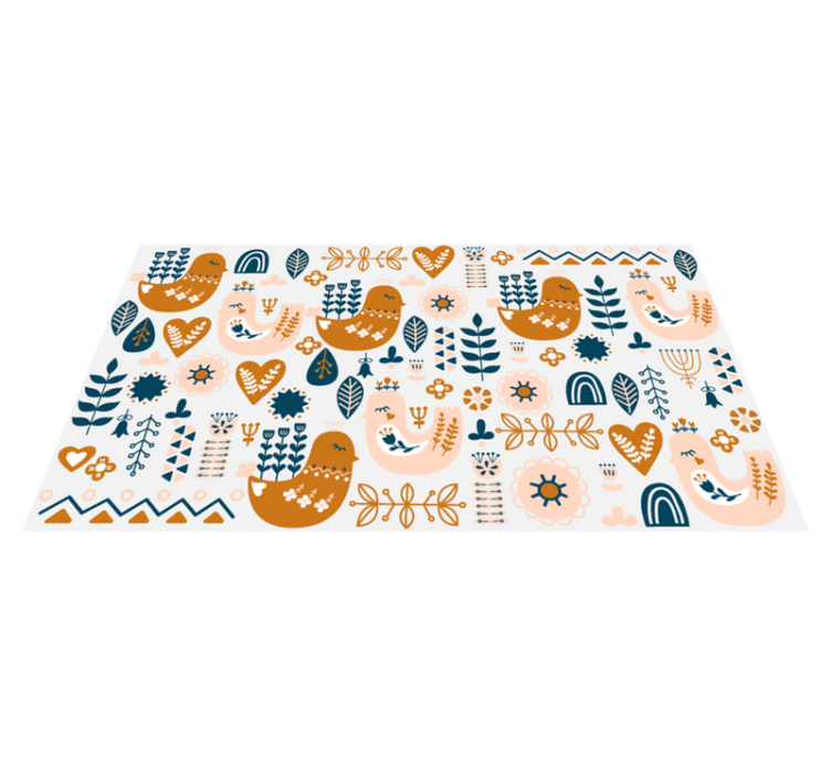 Tappeto vinile per bambini motivi giocosi per la nursery - TenStickers