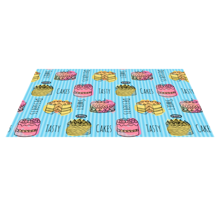 Tappeto pvc cucina delizie dolci - TenStickers
