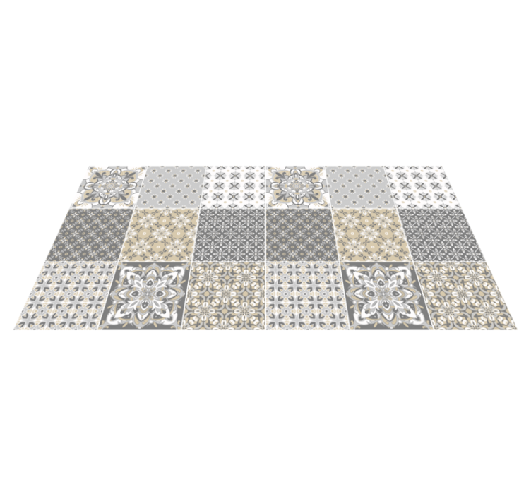 Tappeto in vinile con piastrelle idrauliche Effetto piastrella in - TenStickers