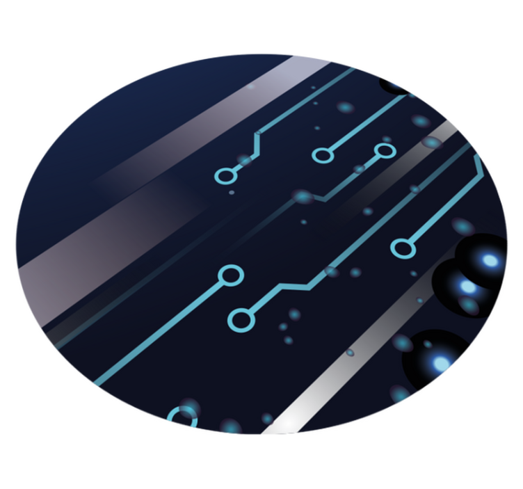 Tappeto vinile per ragazzi schema del circuito stampato - TenStickers