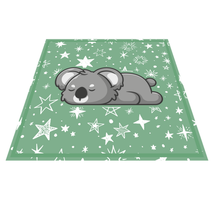 Tappeto vinile per bambini stelle koala addormentate - TenStickers