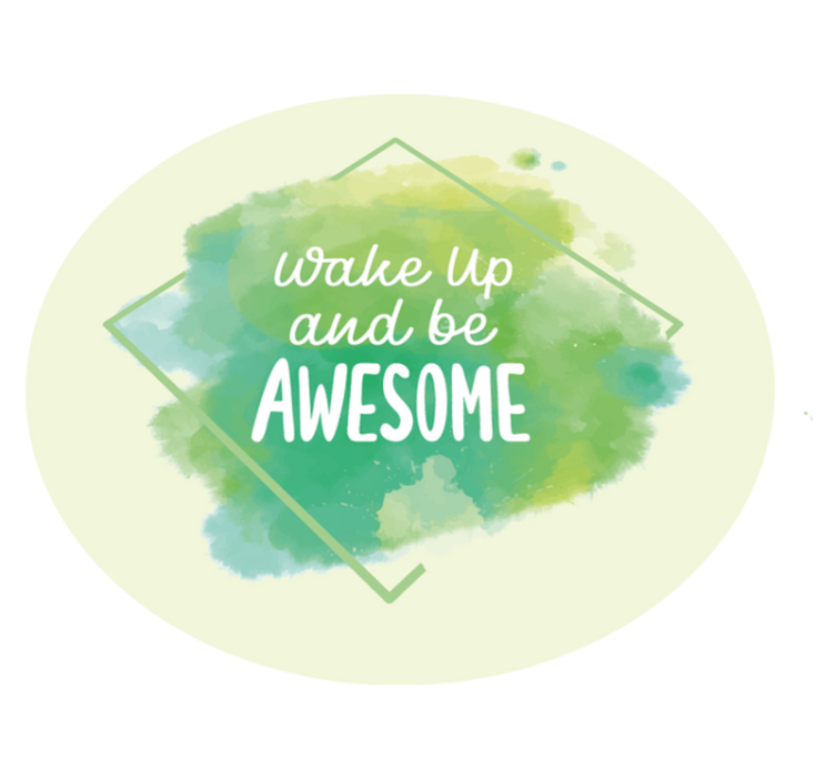 Tappeto vinile frase scatenare straordinario - TenStickers