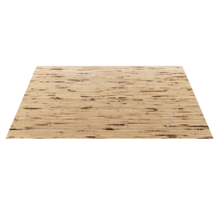 Tappeto vinile effetto legno aspetto bambù naturale - TenStickers