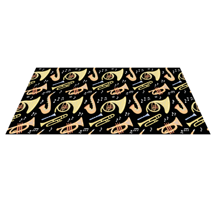 Tappeto vinile per eventi concetti di strumenti musicali - TenStickers