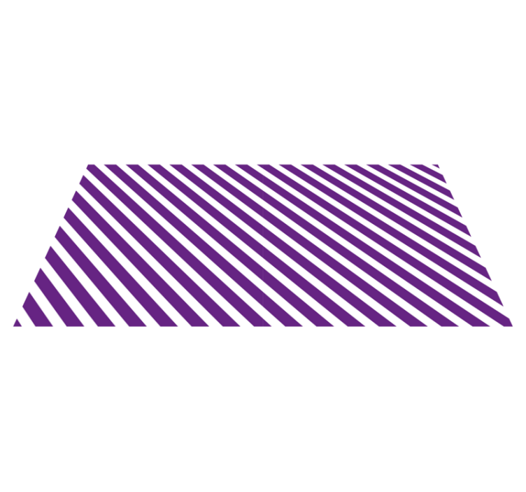Tappeto vinile strisce percorso a strisce viola - TenStickers