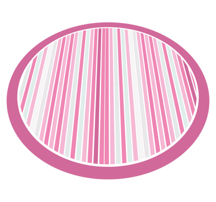 Tappeto vinile strisce stile chic a righe - TenStickers