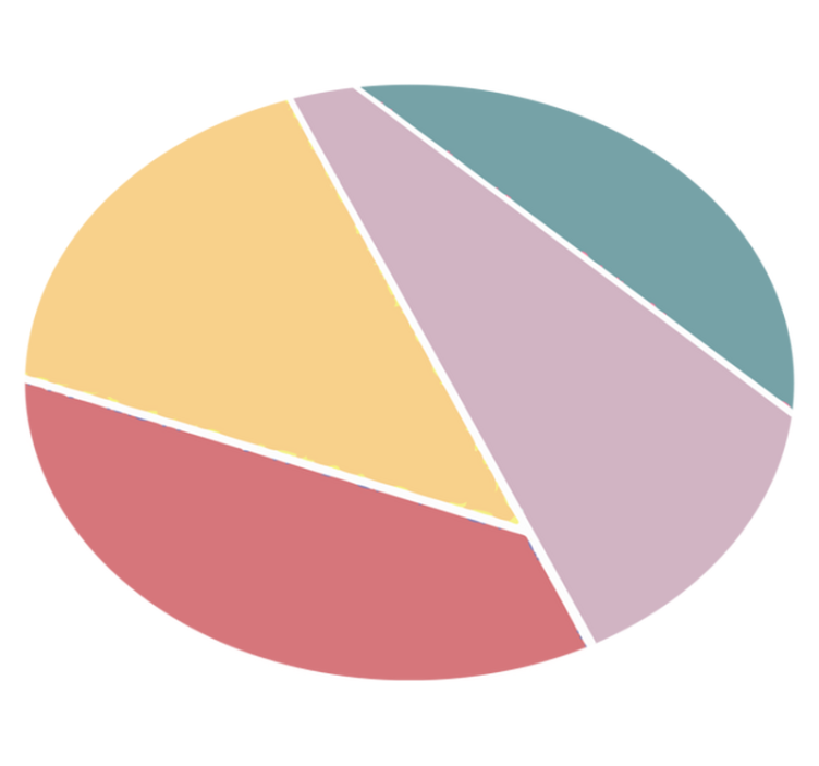 Tappeto vinile rotondo spaccature geometriche colorate - TenStickers