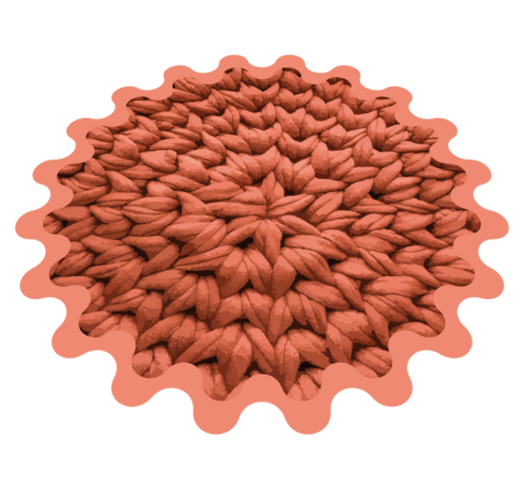 Tappeto vinile natura motivo foglia - TenStickers