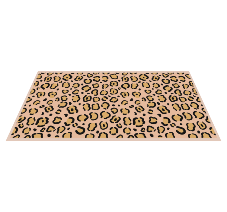 Tappeto vinile stampa animale gioco di motivi leopardati - TenStickers