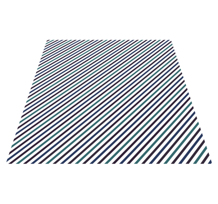 Tappeto vinile strisce verde e grigio diagonali - TenStickers