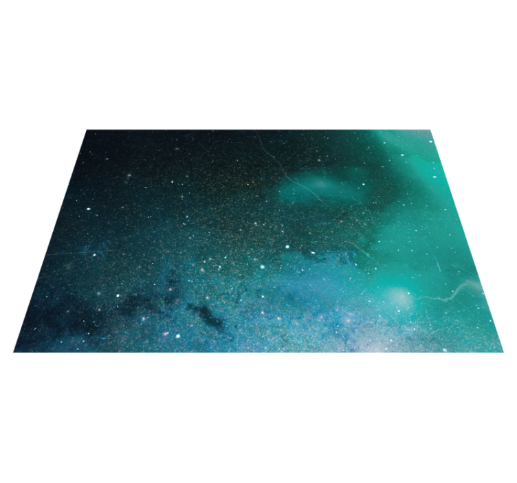 Tappetto vinile stelle tonalità della galassia cosmica - TenStickers