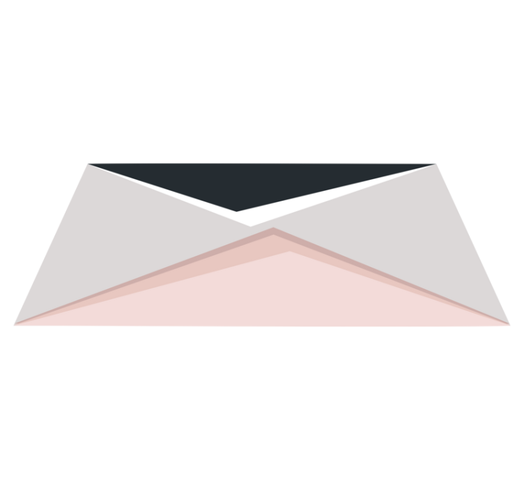 Tappeto vinile geometrico forme geometriche - TenStickers