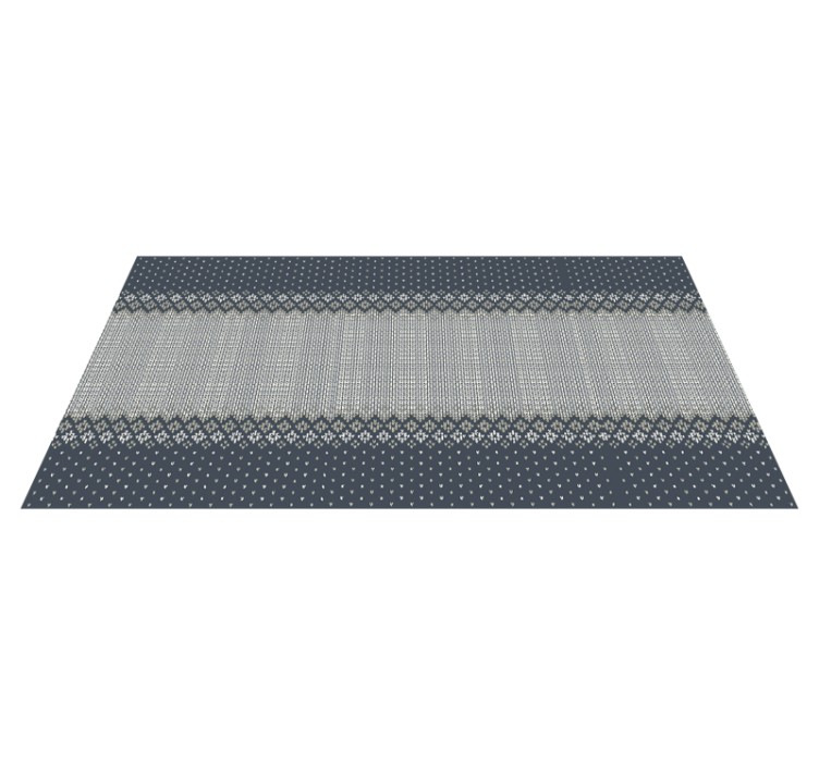 Tappeto in vinile stile nordico effetto zig zag - TenStickers