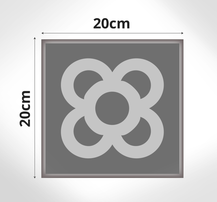 Tappeto in pvc mosaico pavimento panot di barcellona - TenStickers