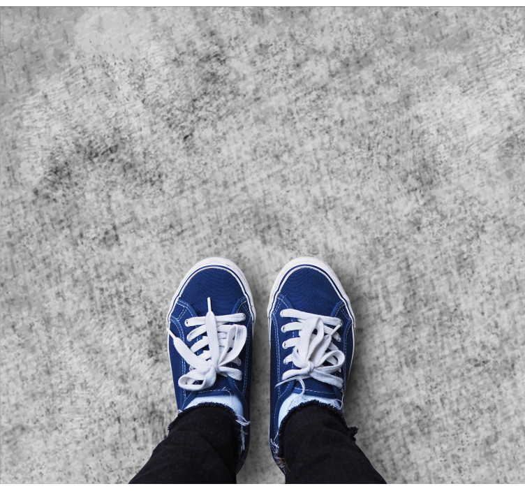 Tappeto in vinile soggiorno trama di marmo grigio - TenStickers