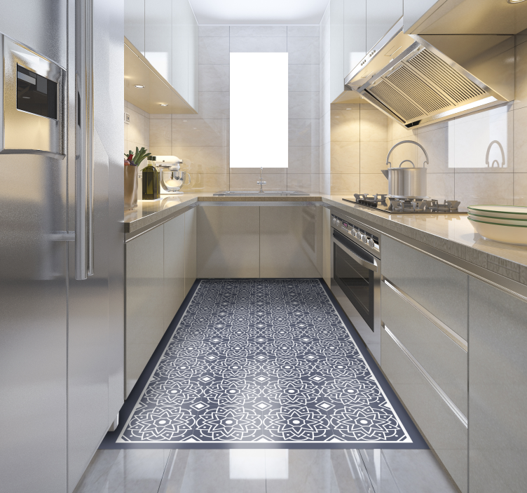 Tappeto pvc cucina intricato motivo a mosaico - TenStickers