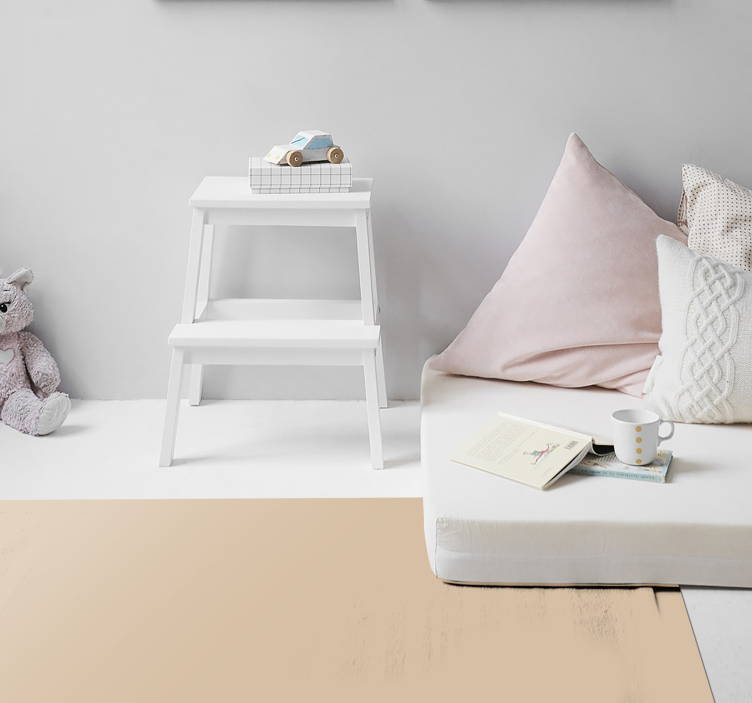 Tappeto vinile beige superficie beige neutra - TenStickers