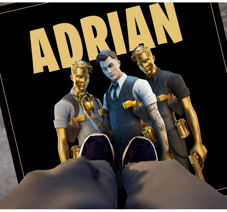 Tappeto vinile per ragazzi personaggi trio personalizzati - TenStickers