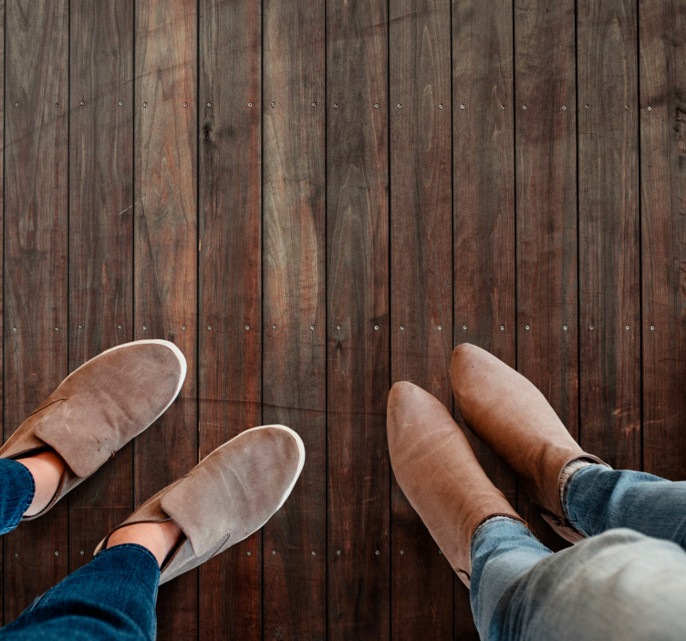 Tappeto vinile effetto legno superficie legnosa lussuosa - TenStickers