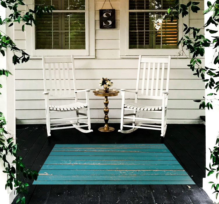 Tappeto vinile effetto legno tavola angosciata - TenStickers