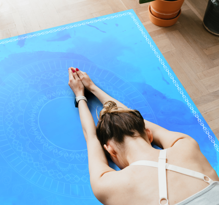 Tappeto vinile Mandala cerchio di meditazione mandala - TenStickers