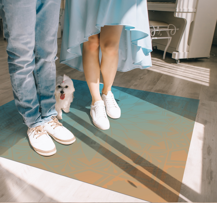 Tappeto vinile Mandala gradiente mandala - TenStickers